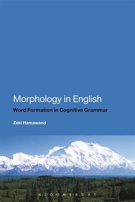 morphology in english word formation in cognitive grammar Kindle Editon