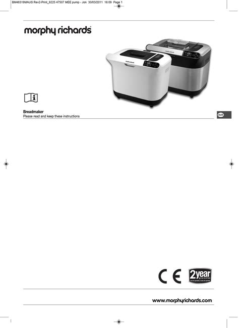 morphy richards 48319 user guide Doc