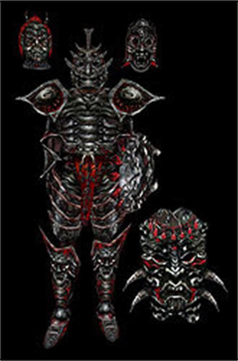 morrowind daedric armor