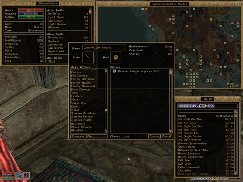 morrowind enchanting