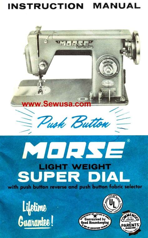 morse light weight super dial user guide PDF