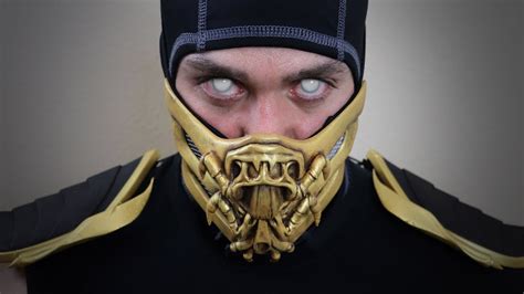 mortal kombat scorpion mask diy