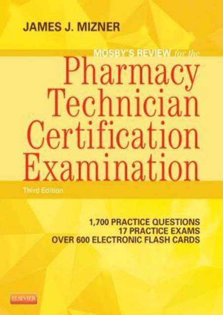 mosby s review for the pharmacy technician certification examination Ebook Doc