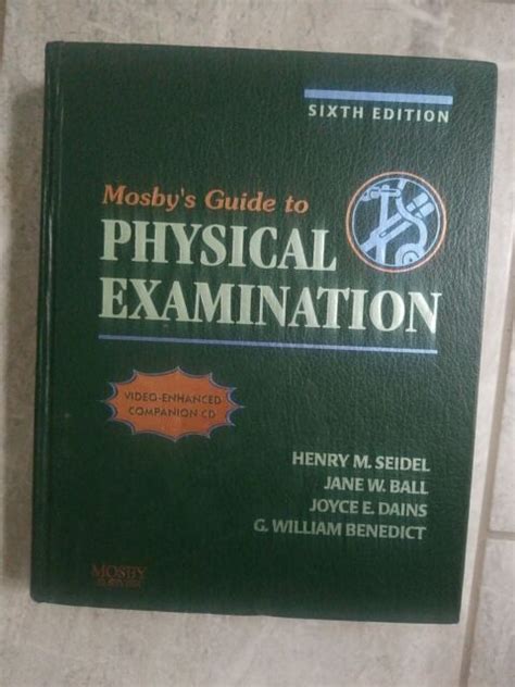mosbys guide to physical examination 6e PDF