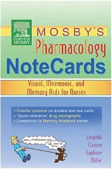 mosbys pharmacology memory notecards visual mnemonic and memory aids for nurses 1e Doc