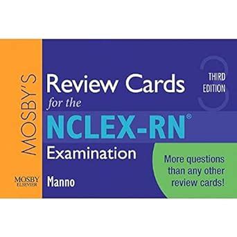 mosbys review cards for the nclex rn® examination 3e PDF