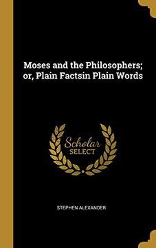 moses philosophers plain classic reprint Doc