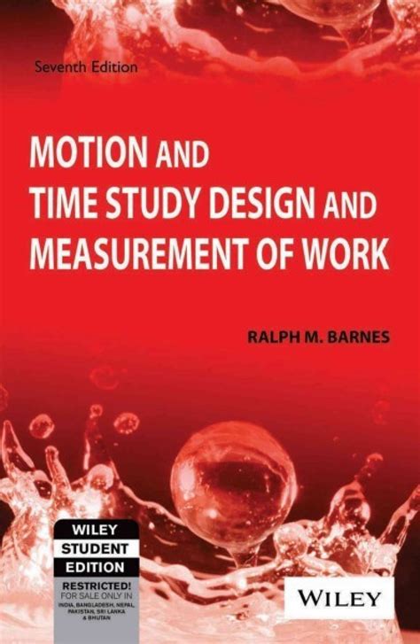 motion and time study design and measurement of Kindle Editon