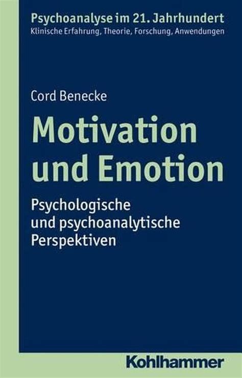 motivation emotion psychologische psychoanalytische psychoanalyse Kindle Editon