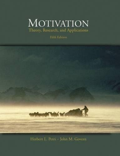 motivation theory research and applications Epub