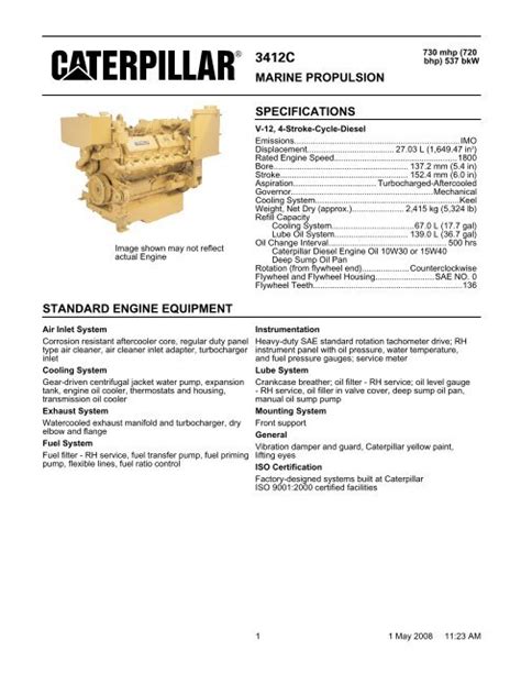 motor caterpillar 3412 manual Epub