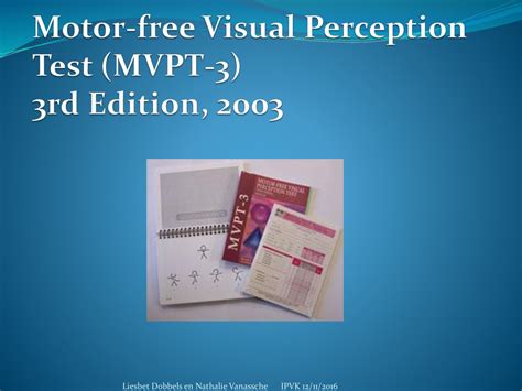 motor visual perception test third edition mvpt 3 Kindle Editon