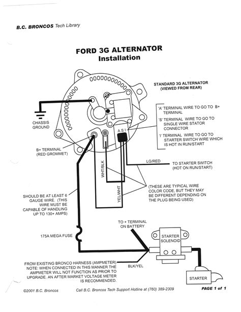 motorcraft voltage regulator diagram Reader