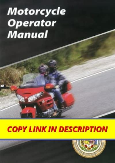 motorcycle operator manual hawaii pdf PDF