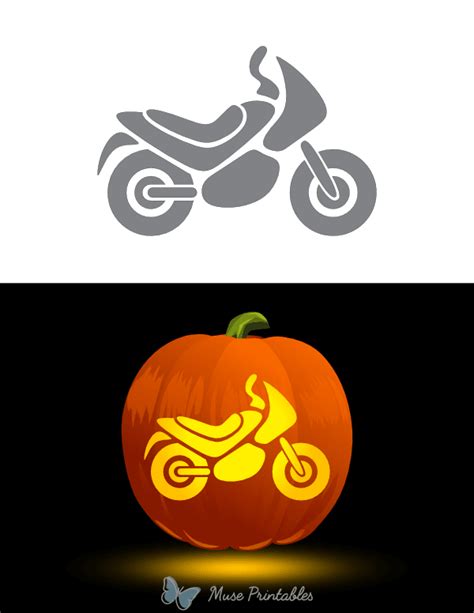 motorcycle stencils for pumpkins PDF