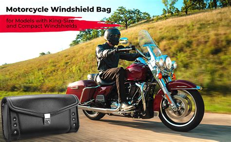 motorcycle windshield storage bags Reader