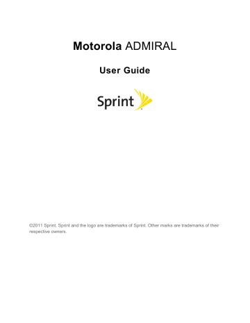 motorola admiral user manual Doc