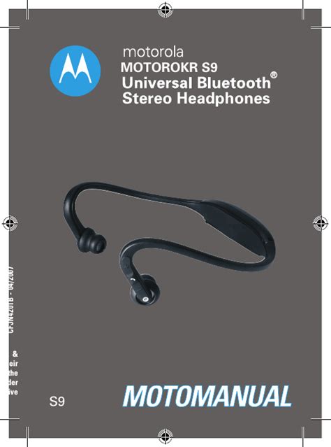 motorola bluetooth headphones instructions Doc