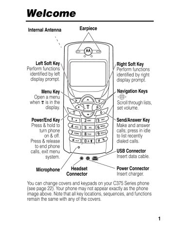 motorola c375 cell phones owners manual Reader