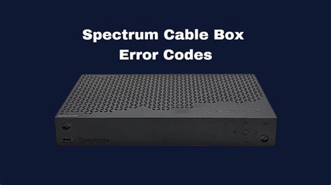 motorola cable box error codes du1 PDF