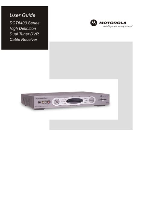 motorola dct6416 user guide Reader
