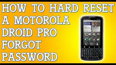 motorola droid soft reset Epub