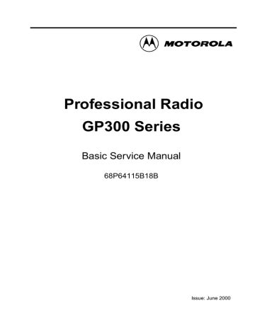 motorola gp300 user guide Kindle Editon