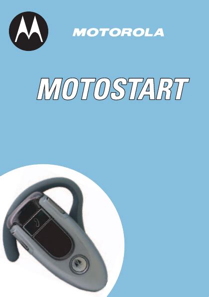 motorola h500 instruction manual Epub