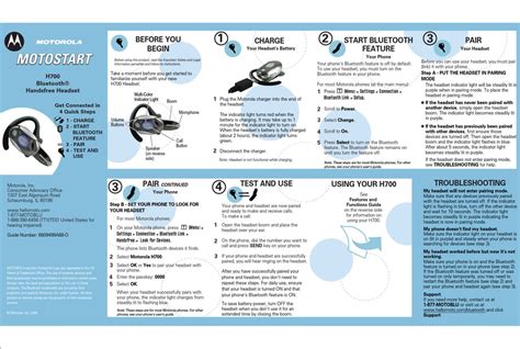 motorola h700 user guide PDF