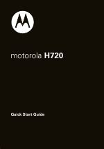 motorola h720 user manual PDF