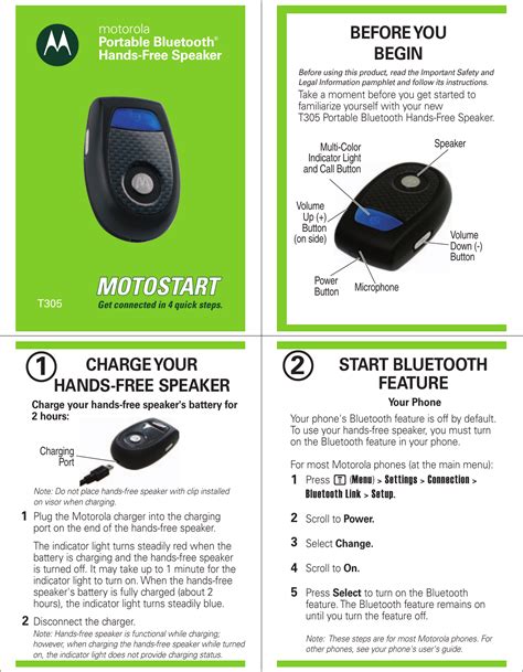 motorola headset user manual PDF