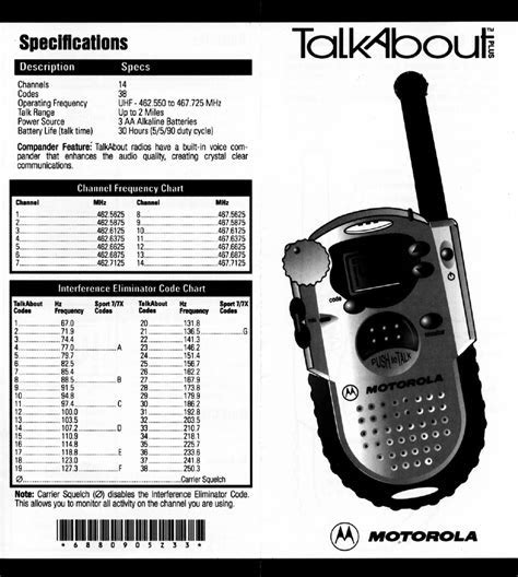 motorola hpuhf 2 way radios owners manual PDF