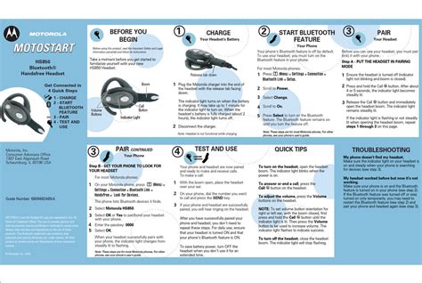 motorola hs850 instruction manual Reader