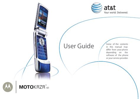 motorola k1 user guide PDF