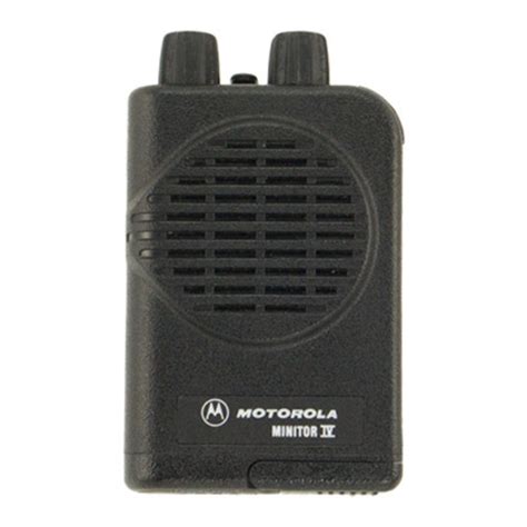 motorola minitor iv pager manual Kindle Editon