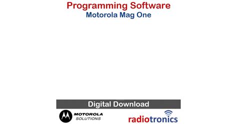 motorola programming software mag one a8 Reader
