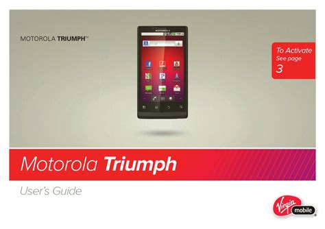 motorola triumph user manual PDF