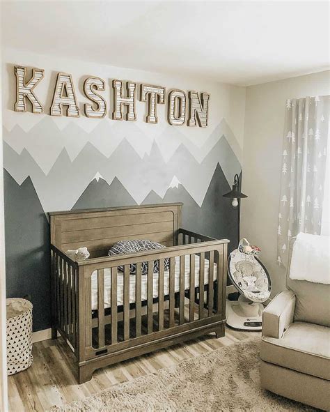 mountain theme nursery