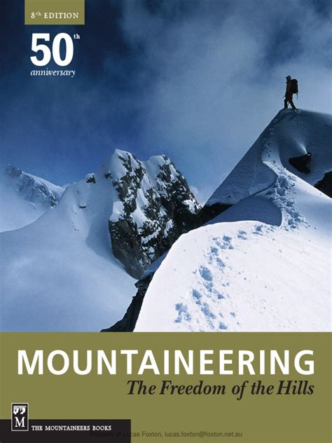 mountaineering freedom of the hills 8th edition Reader