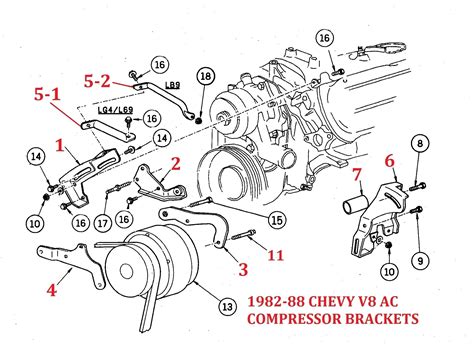 mounting diagram for ac on 1985 2 8 gmc Reader