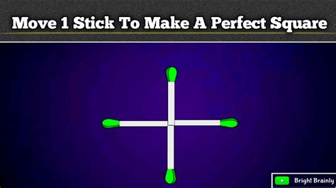 move 1 stick to make a square