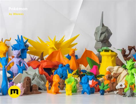 moveable pokemon 3d prints