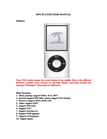 mp4 player user guide Epub