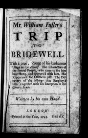 mr william fullers trip to bridewell paperback Reader