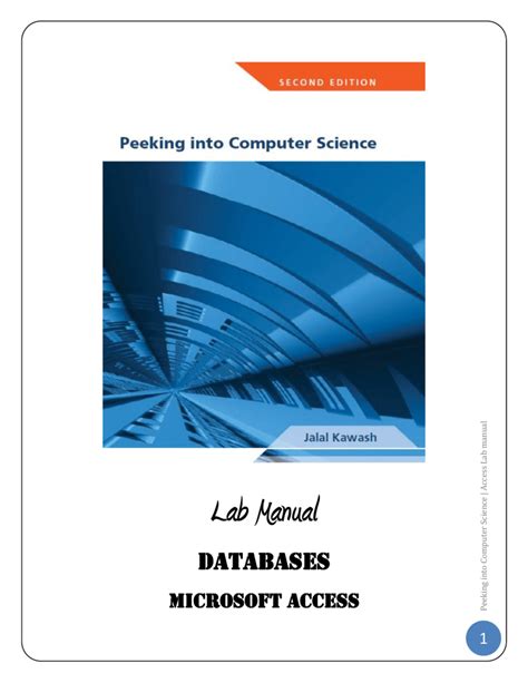 ms access lab manual Doc