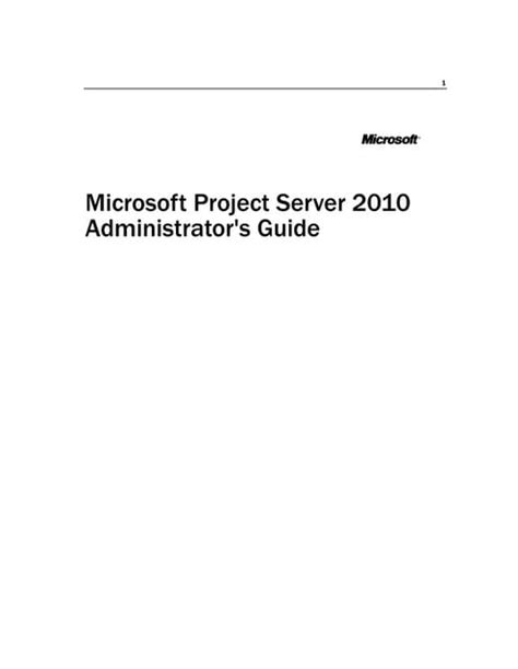 ms project server 2010 user guide Reader