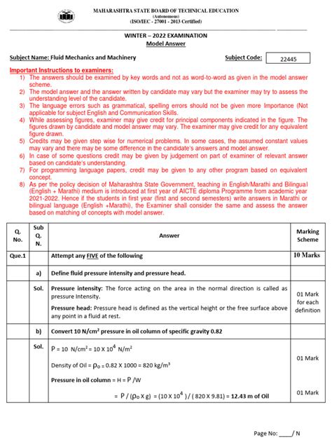 msbte model answer