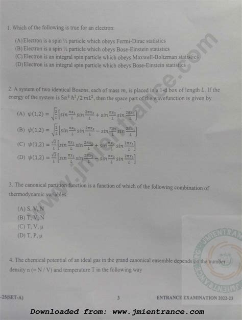 msc physics entrance model question papers Reader