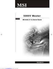 msi 5000v master s owners manual Epub