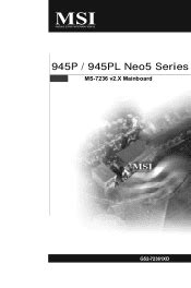 msi 945 neo5 owners manual Reader